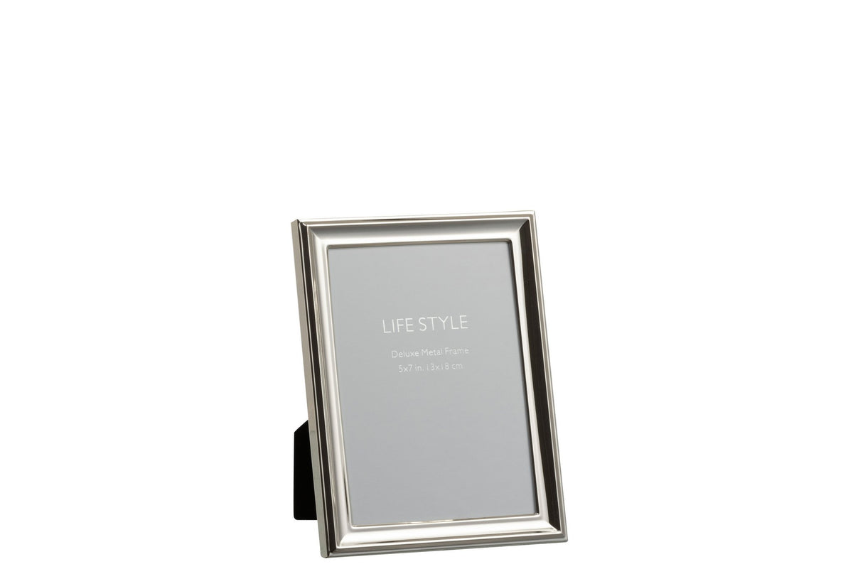J-Line fotolijst Klassiek - metaal - zilver - medium
