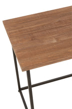 J-Line bureau Moa - hout - naturel