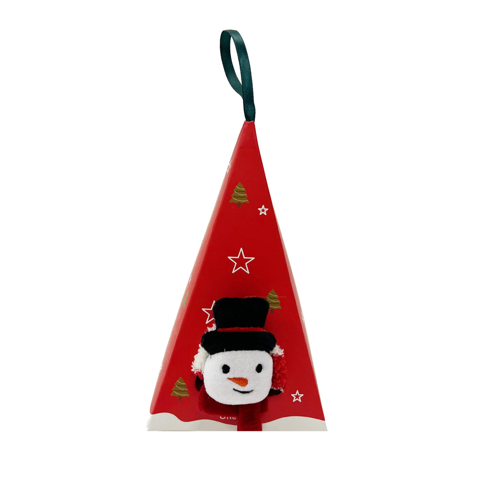 Textino Funny Snowman - Huissokken - One size - Biking Red - Rood, wit