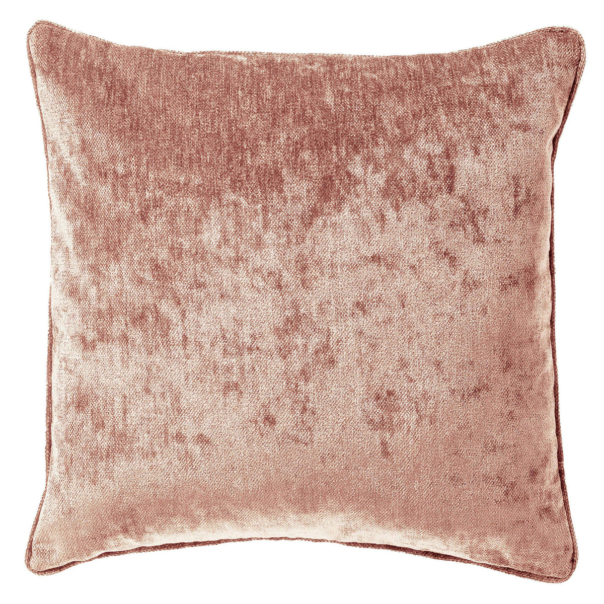 Dutch Decor Lewy - Kussen 45x45 cm - Glanzend velours - Oudroze - Roze