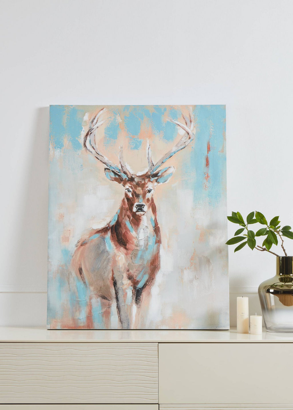 Schilderij Irodo Blauw 80x100 cm