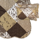 Bedsprei 180x250 cm Bruin Polyester Sprei