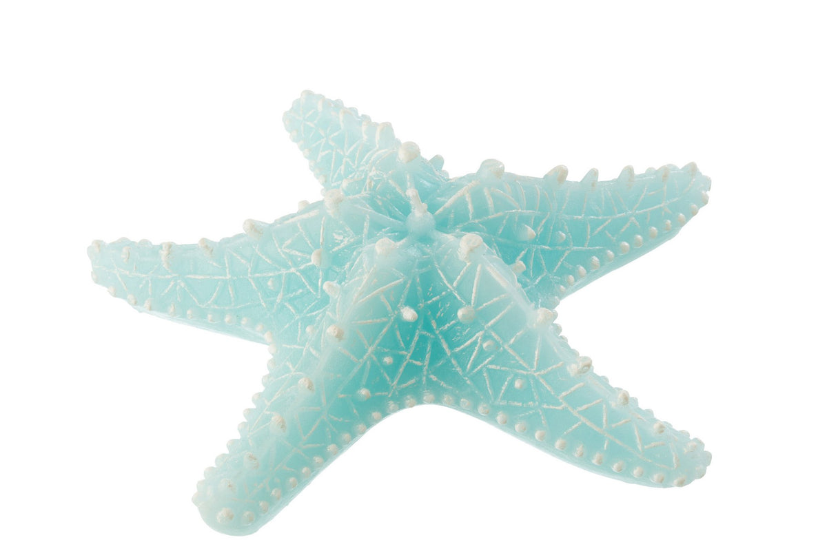 J-Line Kaars Zeester Wax Azuur Large - 3 Uur