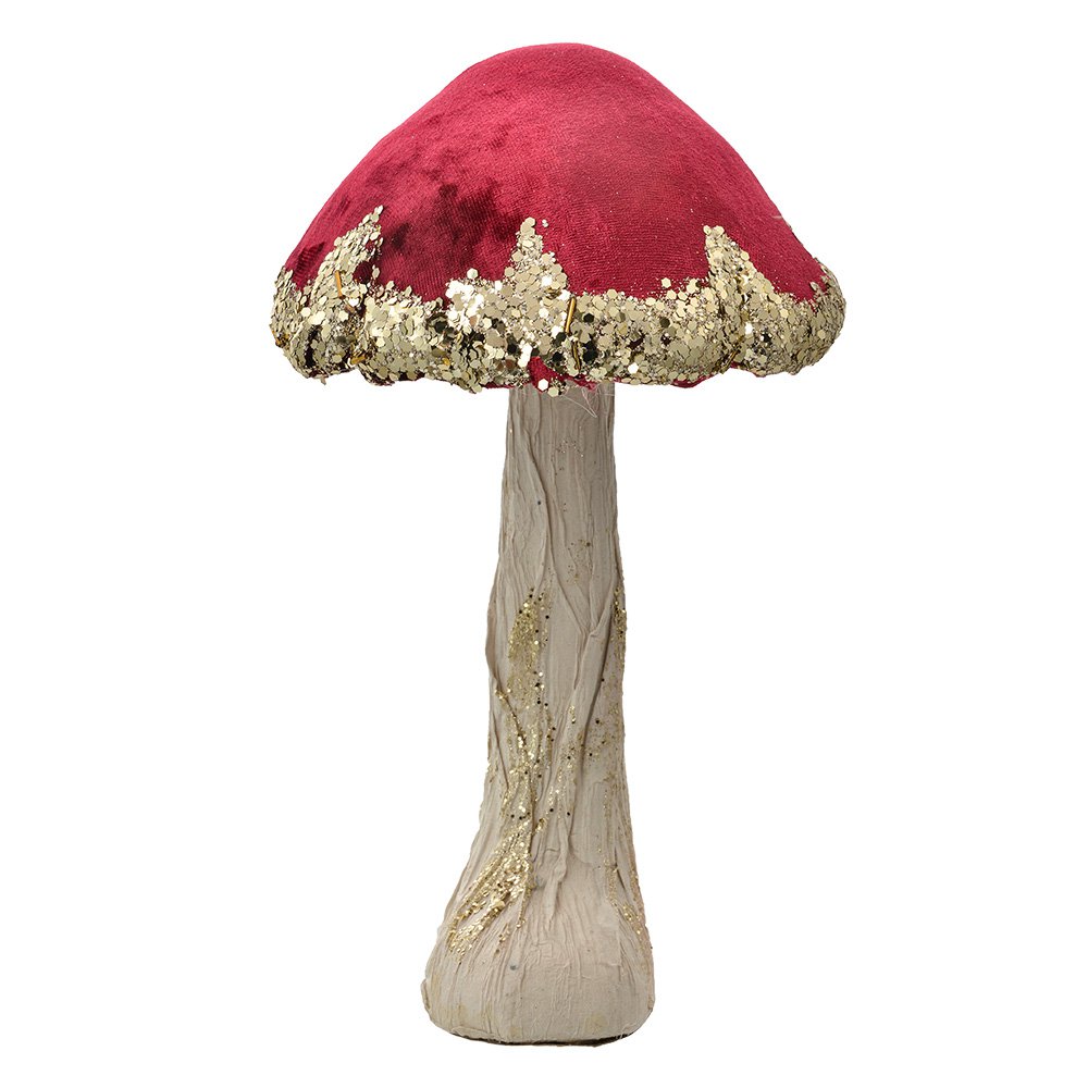 Decoratie paddenstoel Ø 17x29 cm