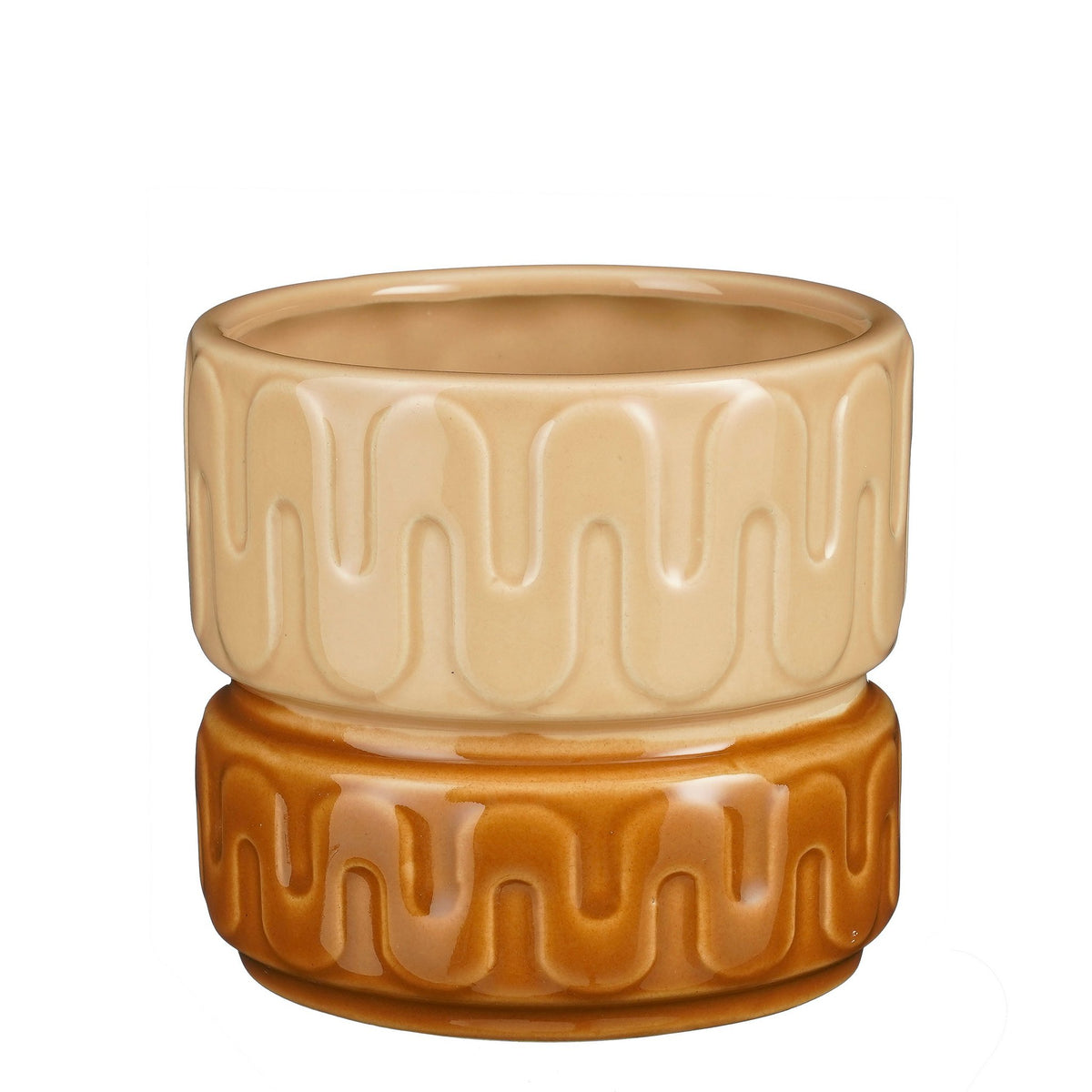 Nancy pot rond creme