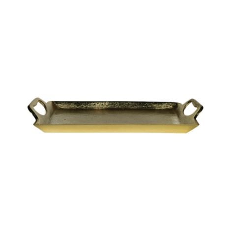 Dienblad rechthoek champagne goud 35cm