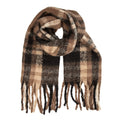 Wintersjaal Dames 50x210 cm Bruin Textiel