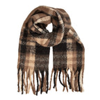 Wintersjaal Dames 50x210 cm Bruin Textiel