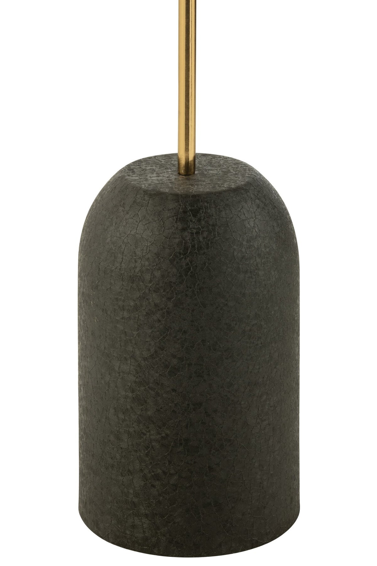 J-Line Bijzettafel Schijf Metaal Zwart/Goud