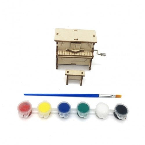 Bouwpakket Muziekdoosje Piano