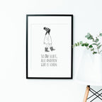Wees jezelf, iedereen is er al - poster 5 set