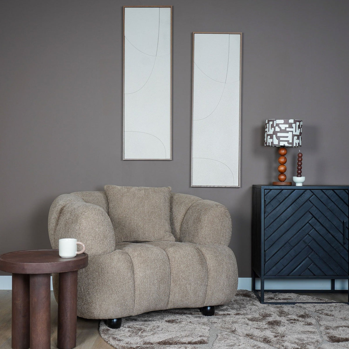 Fauteuil Rocco Bruin