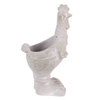 Bloempot Haan 11x10x26 cm Grijs Steen