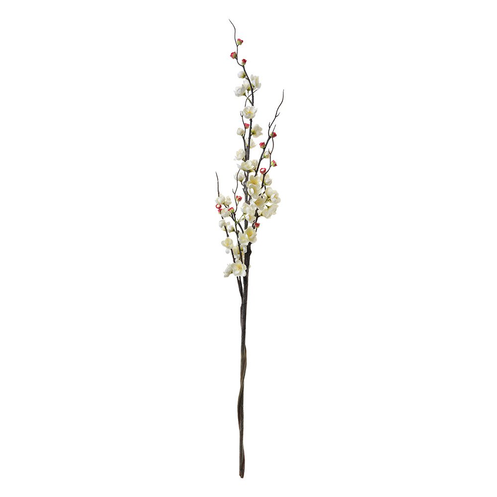 Kunstbloem 115 cm Wit Kunststof Kunstplant