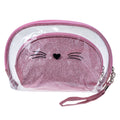 Toilettas Dames Set van 2 24x15 / 19x12 cm Roze Polyurethaan