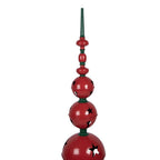 Kerstdecoratie Beeld Ø 31x153 cm Rood Groen Metaal