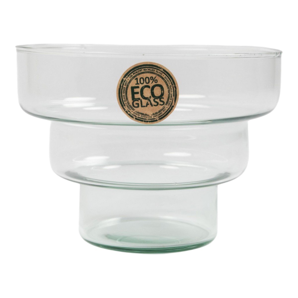 Eco schaal 'depeche' h12,5 d17 cm - no labeling