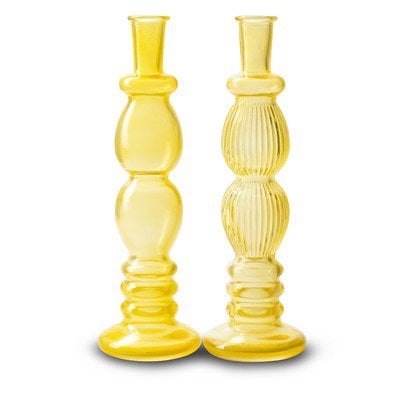 Vaas 2ass. 'annelot' geel h28 d9 cm