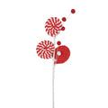 Kerstdecoratie Lolly 42 cm Rood Kunststof