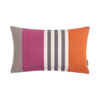 Stripes Print kussen multicolor 30x50cm