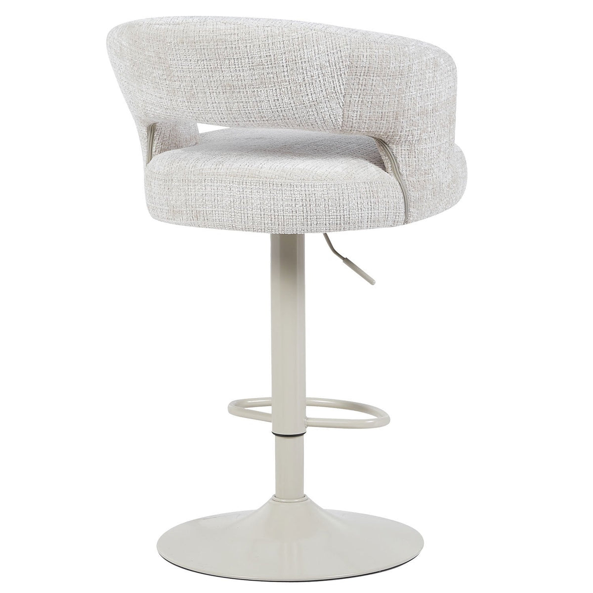 Barkruk Vince Naturel - Beige onderstel