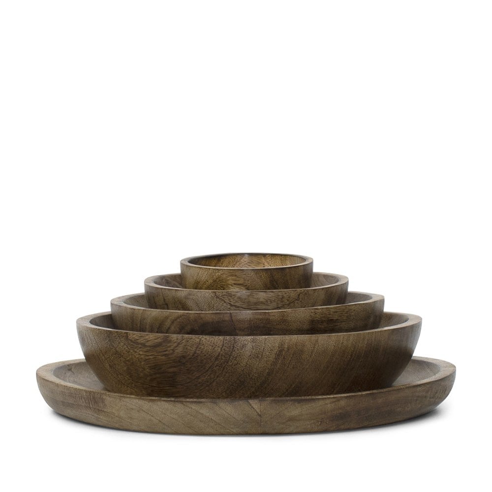 Schaal Mango hout 20x20x5cm