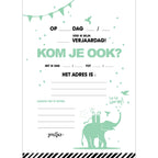 Uitnodigingskaarten Tropical Party - 10 stuks
