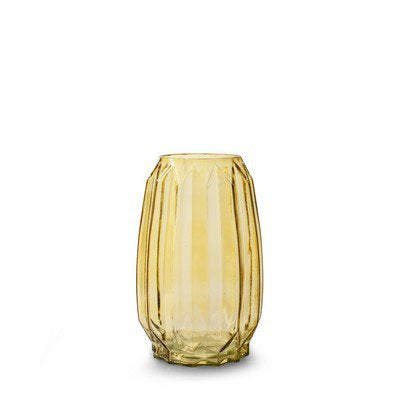 Vaas 'chase' geel h20 d12 cm