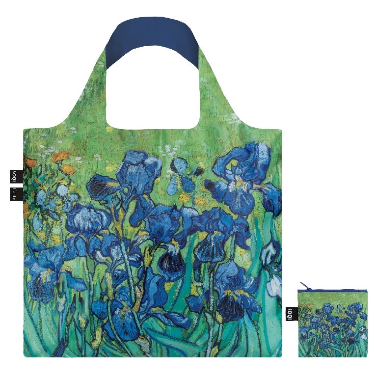 Loqi Bag Large - Irises gerecycled