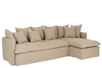 J-Line zetelhoes Beach - textiel - beige