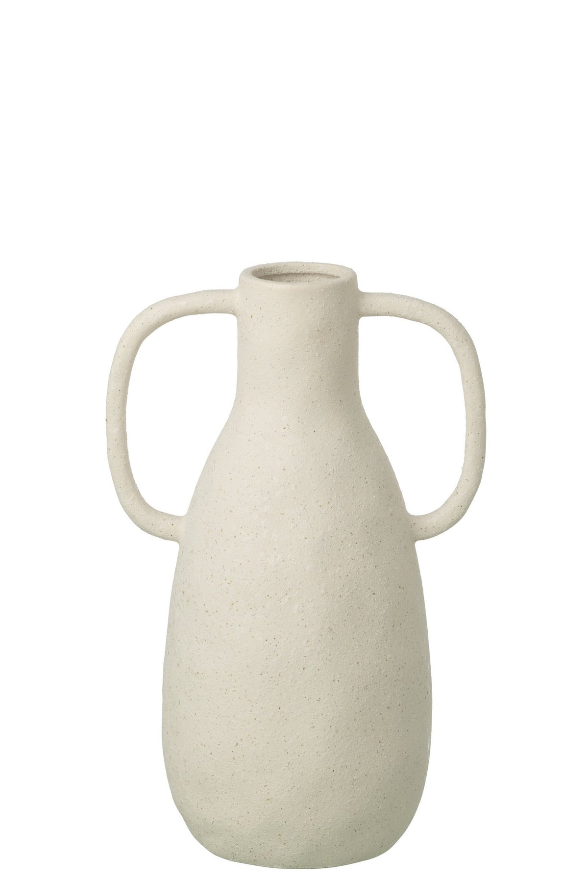 J-Line vaas Jodi - steengoed - wit - S