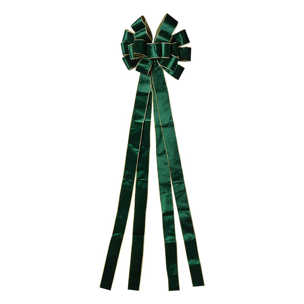 Decoratie Strik 33x135 cm Groen Synthetisch