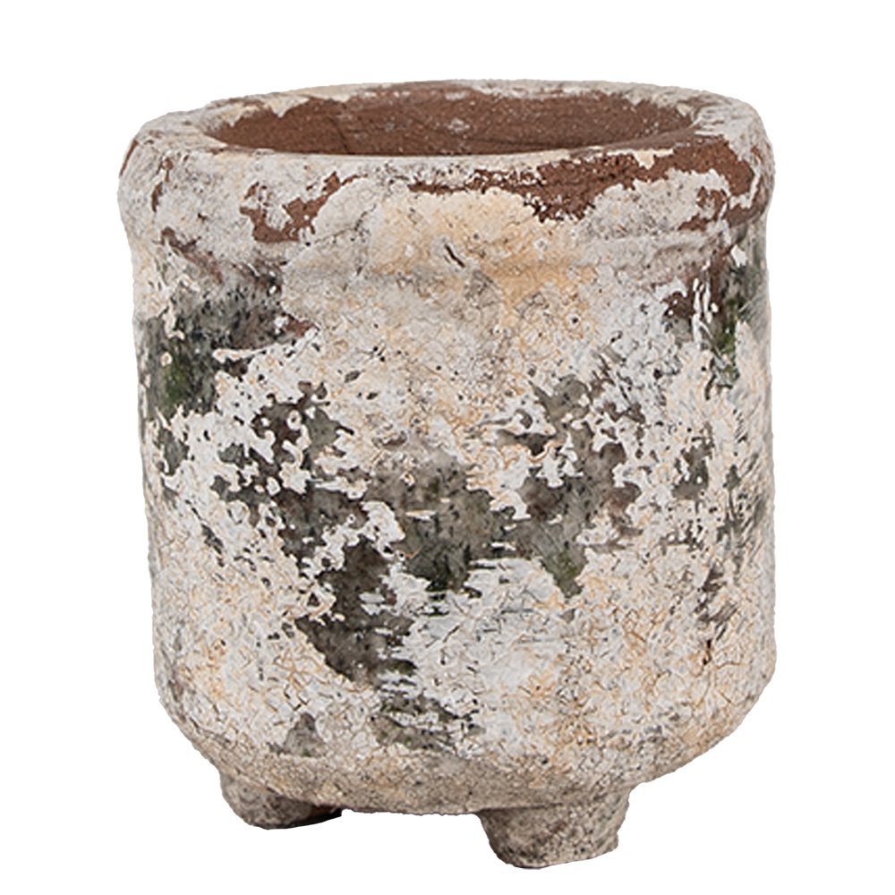 Bloempot Ø 9x10 cm Beige Terracotta