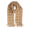 Wintersjaal Dames 50x210 cm Beige Textiel