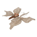 Decoratie Vlinder 33x6x31 cm Beige Synthetisch