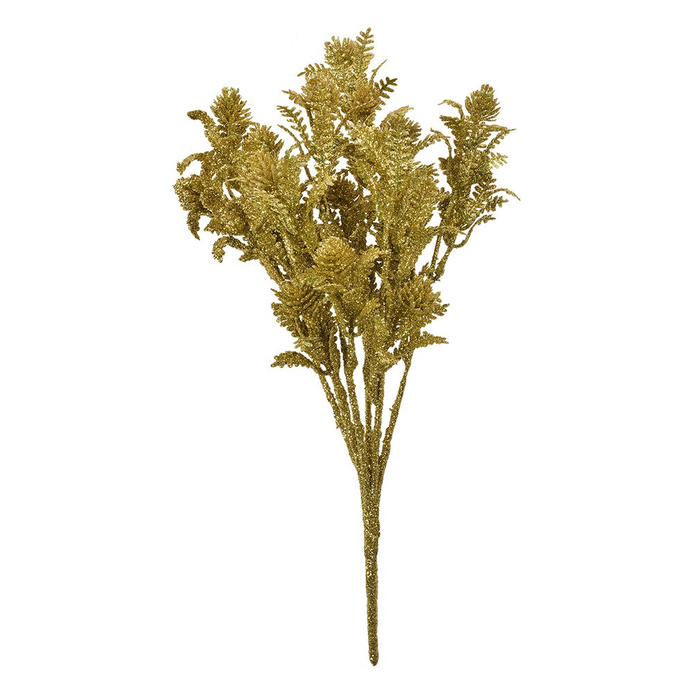 Kunstbloem 35 cm Goudkleurig Kunststof