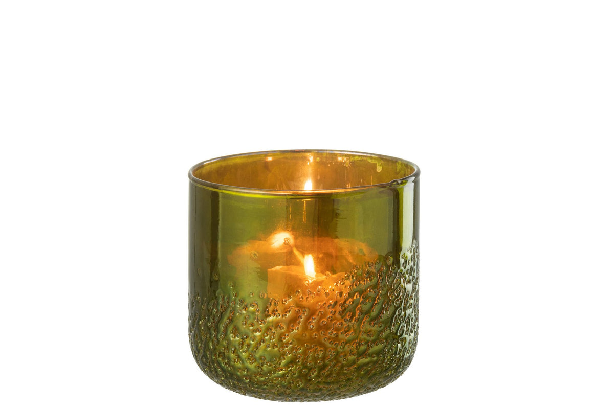 J-Line lantaarnspiegel - glas - groot - medium