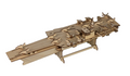 Bouwpakket DIY eD Puzzel Vliegdekschip van hout