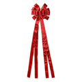 Decoratie Strik 33x135 cm Rood Synthetisch