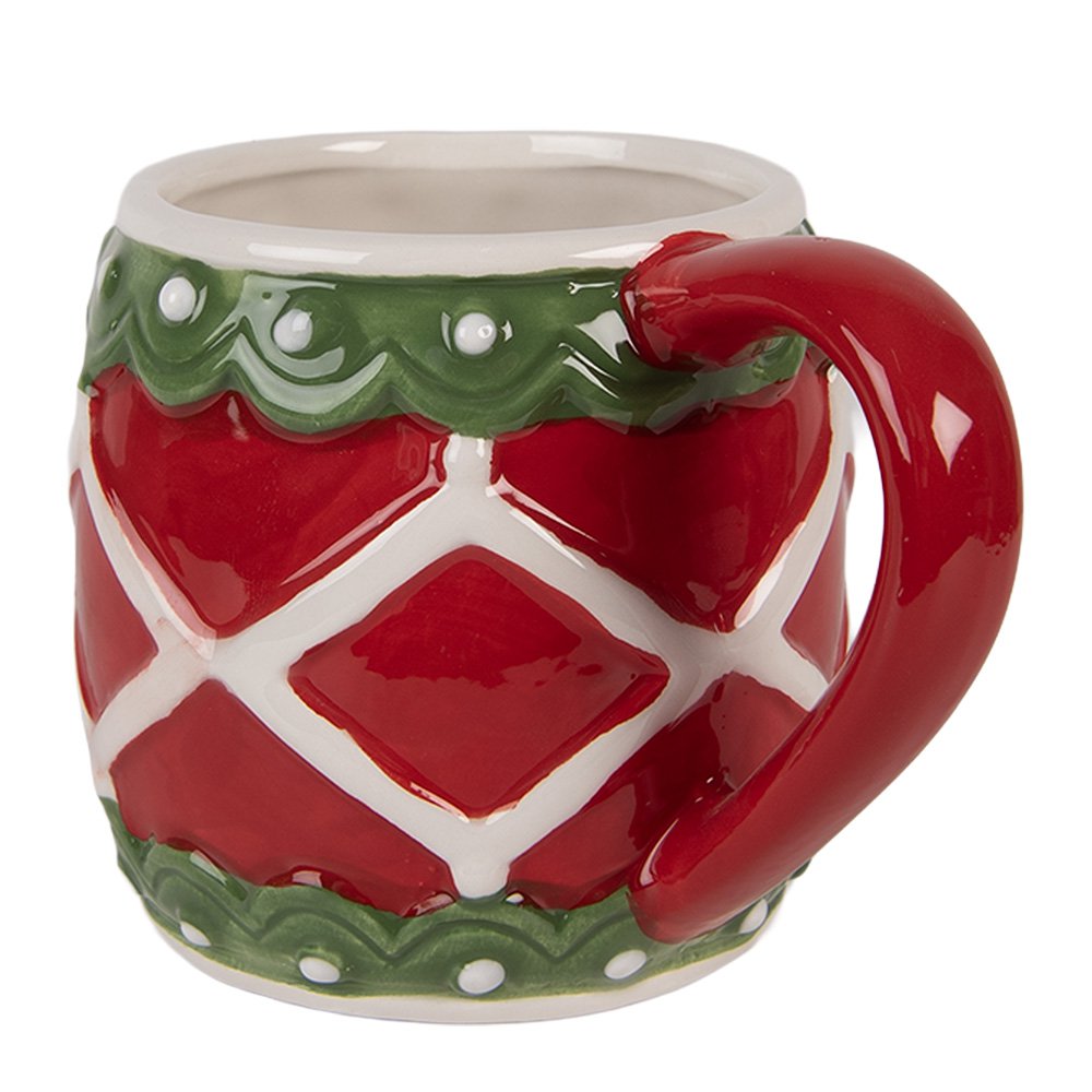 Mok 375 ml Rood Keramiek