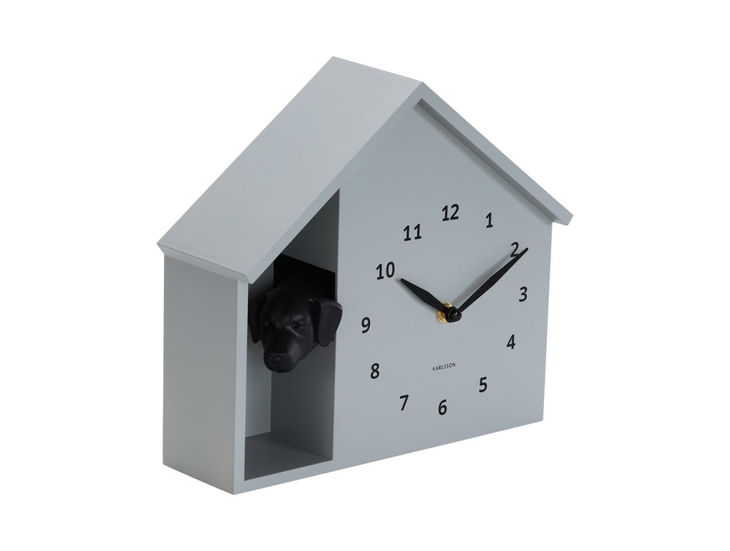 Wandklok Gluren Doggy