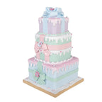 Kerstdecoratie Beeld Cadeau 19x18x30 cm Groen Kunststof