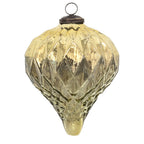 Kerstbal Ø 13 cm Goudkleeurig Glas Kerstdecoratie