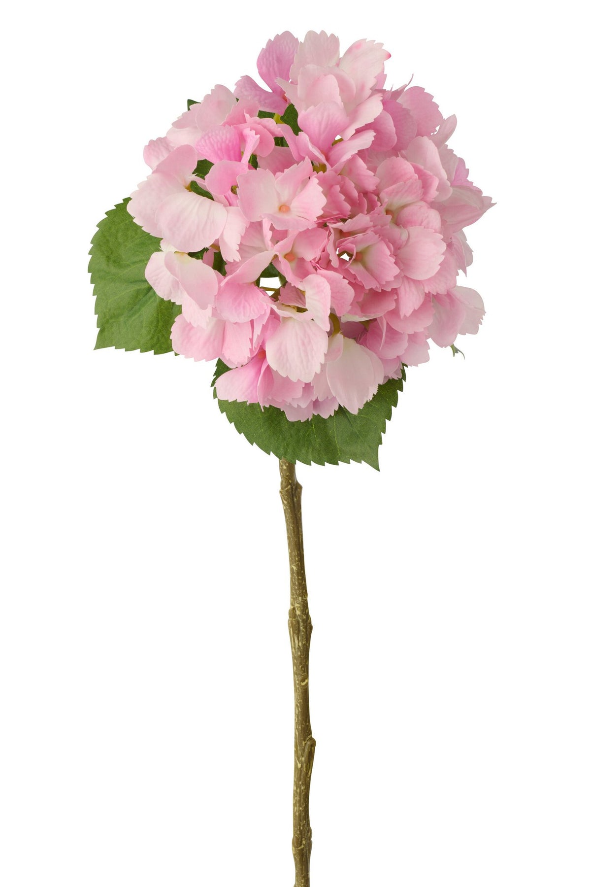 J-Line hortensia Echt Gevoel - kunststof - roze