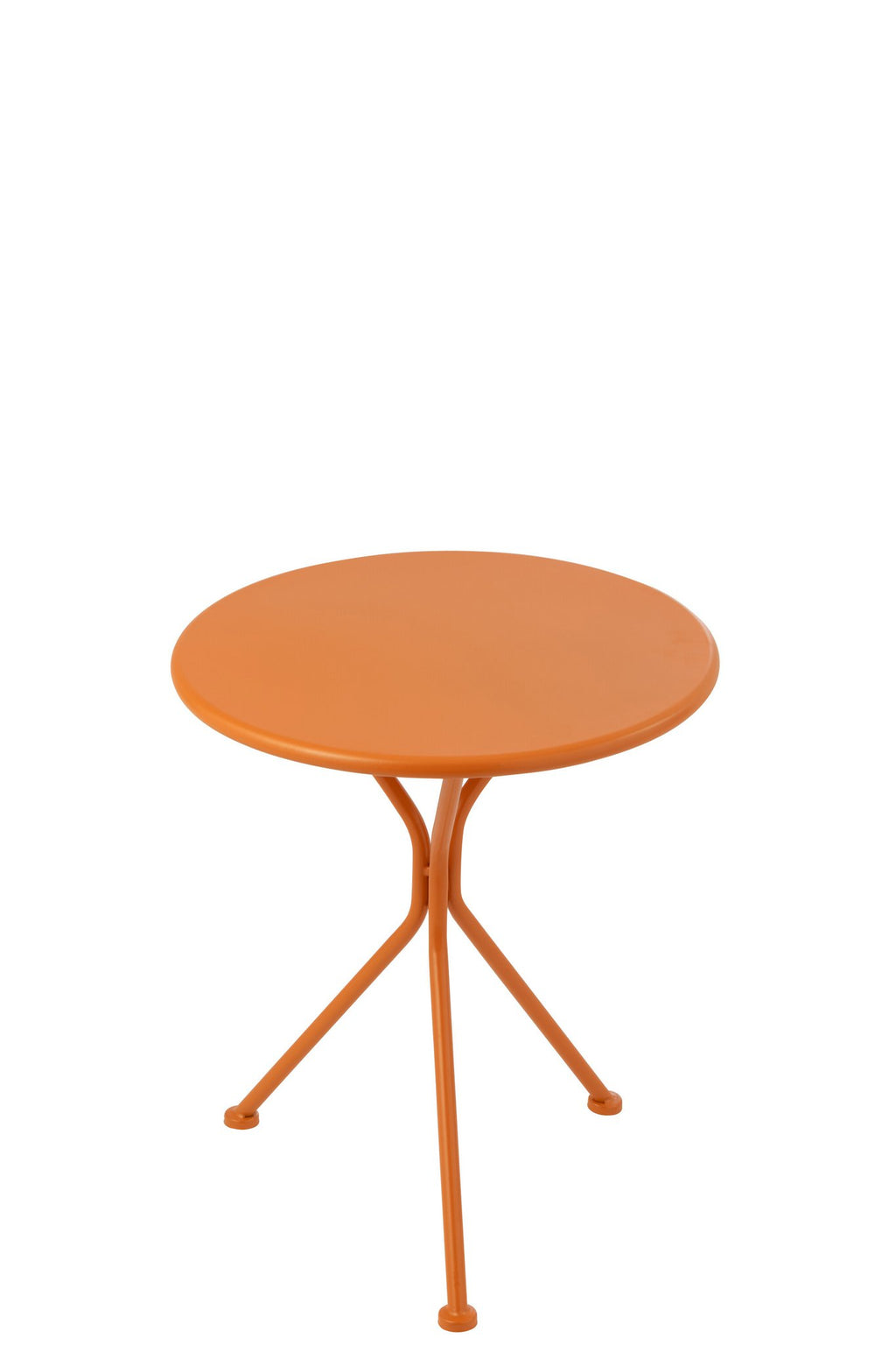 J-Line tafel Tripod Rond - metaal - oranje - S