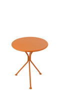 J-Line tafel Tripod Rond - metaal - oranje - S