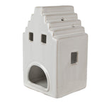 Waxinelichthouder Huis 17 cm Beige Porselein
