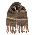 Wintersjaal Dames 50x210 cm Bruin Textiel