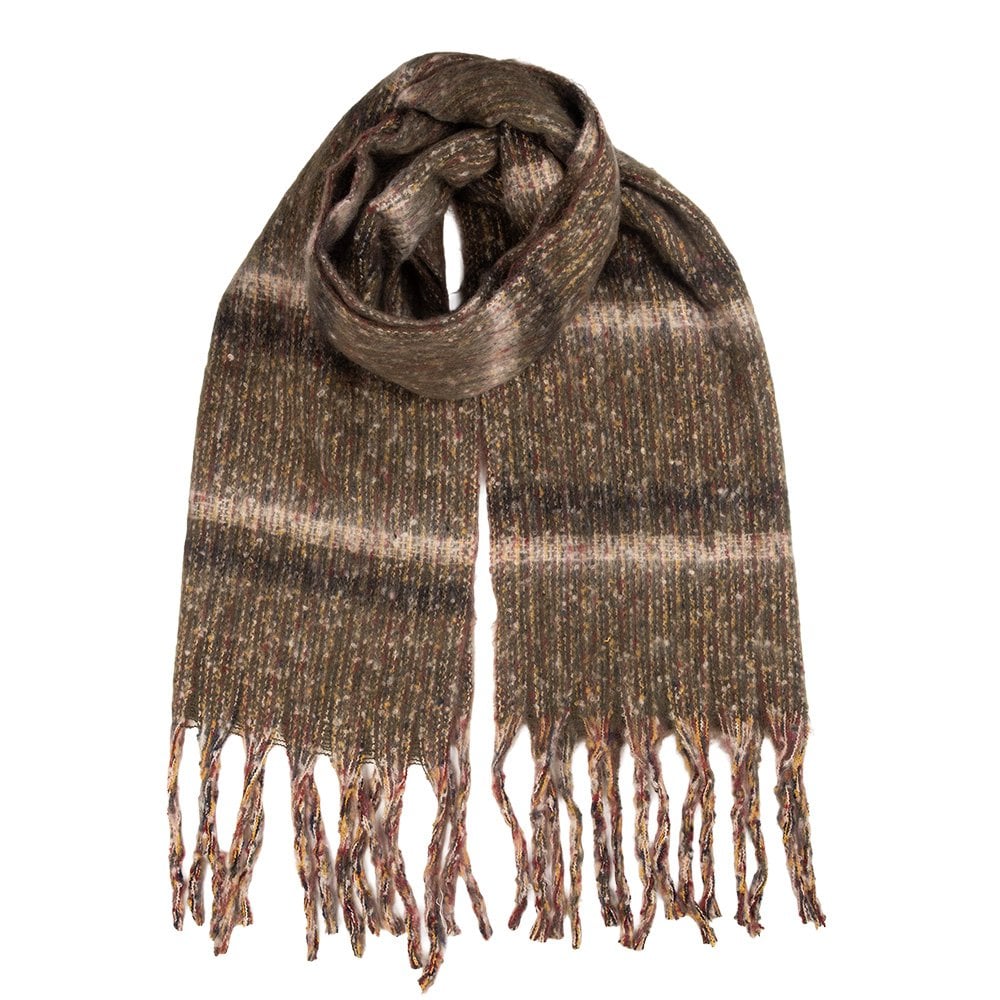 Wintersjaal Dames 50x210 cm Bruin Textiel