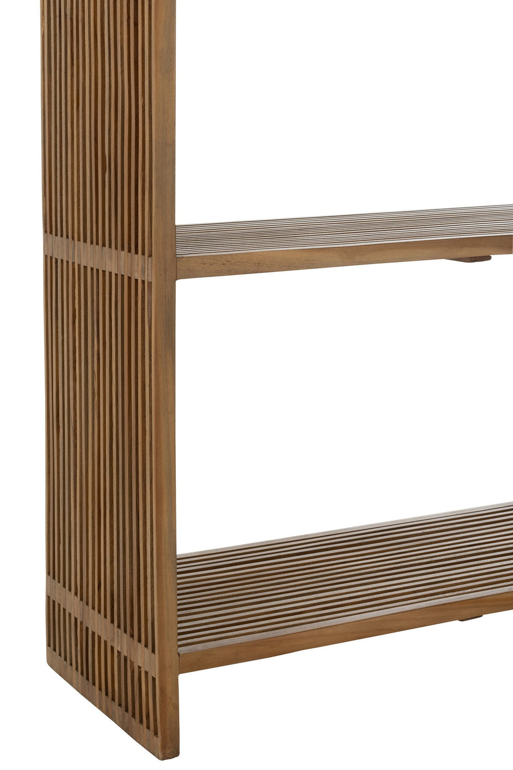 J-Line boekenkast 4 Schappen - gerecycleerd hout - naturel